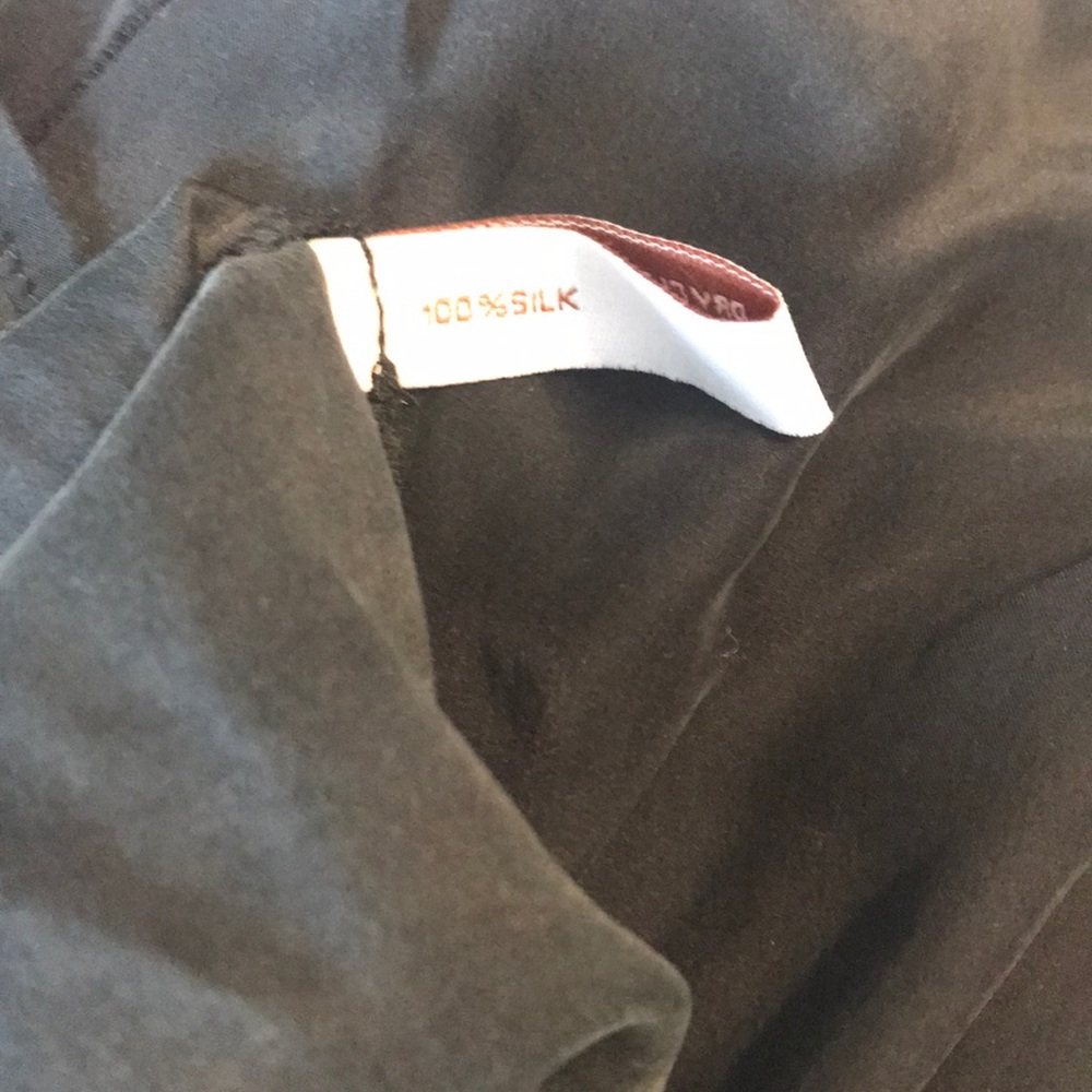 NWT Black silk top - Picture 5 of 5